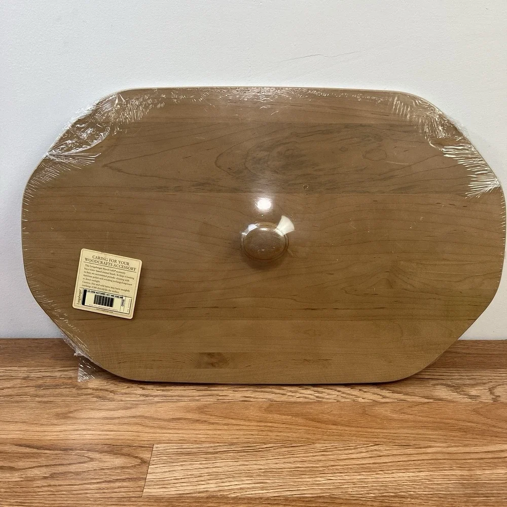 Longaberger Lid for 2006 Natures Host‎ Work Basket, Warm Brown w/Knob 50443 NEW